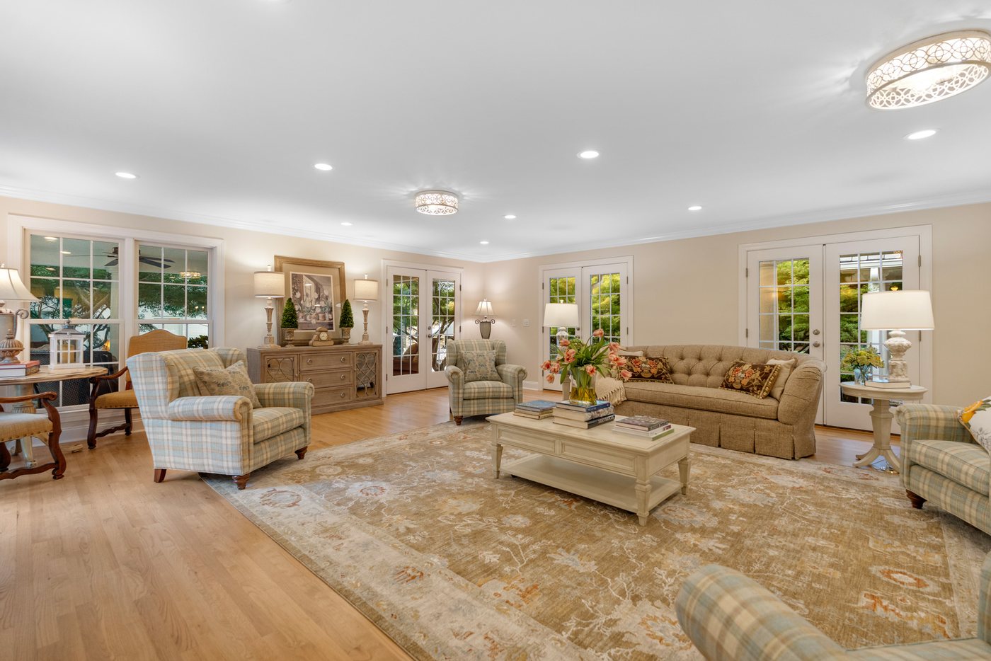The living room