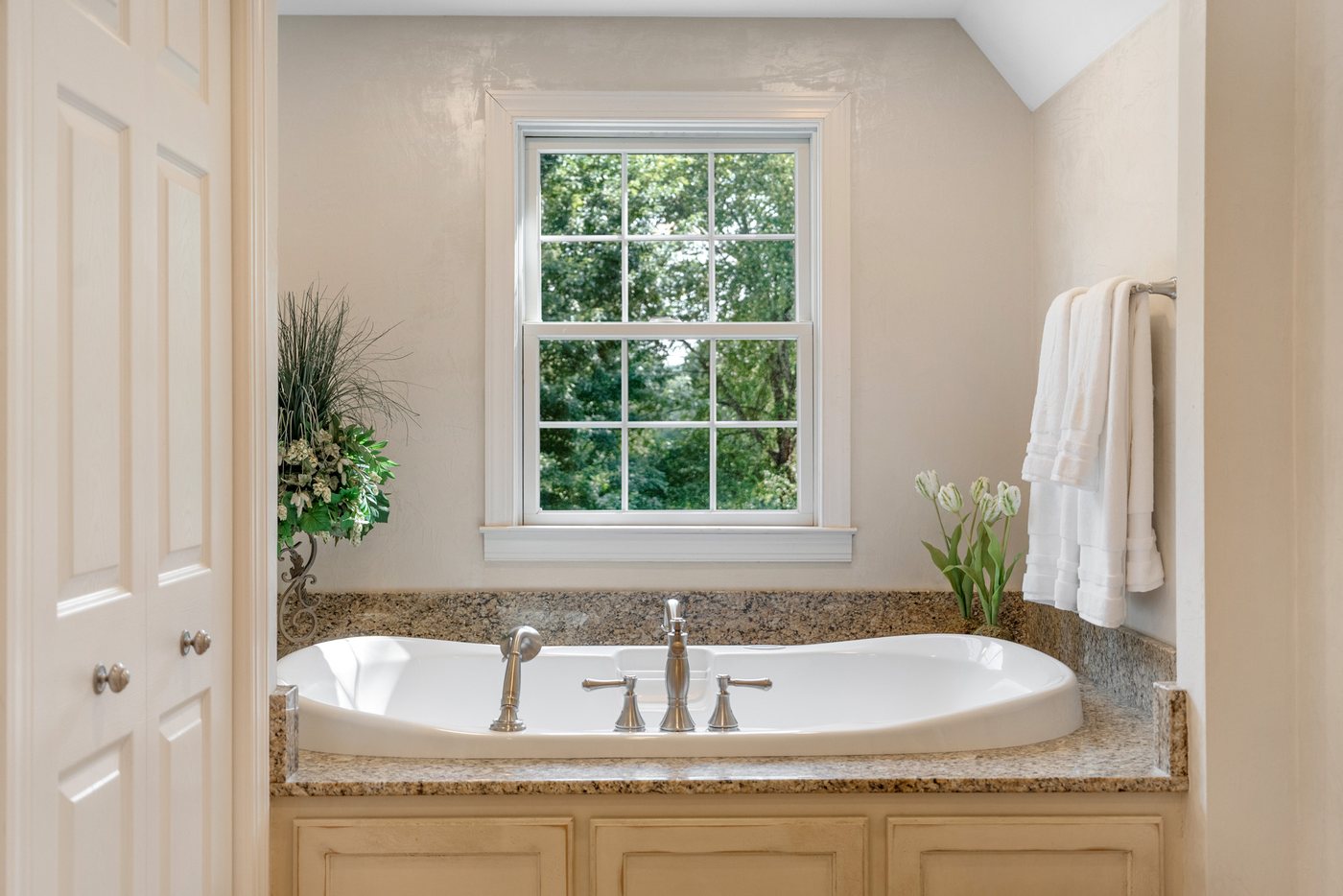 The soaking tub